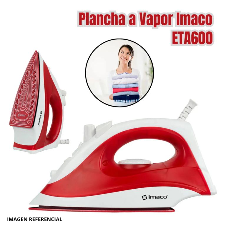 ETA600 plancha a vapor antiadherente, potencia eficiente para cocinar