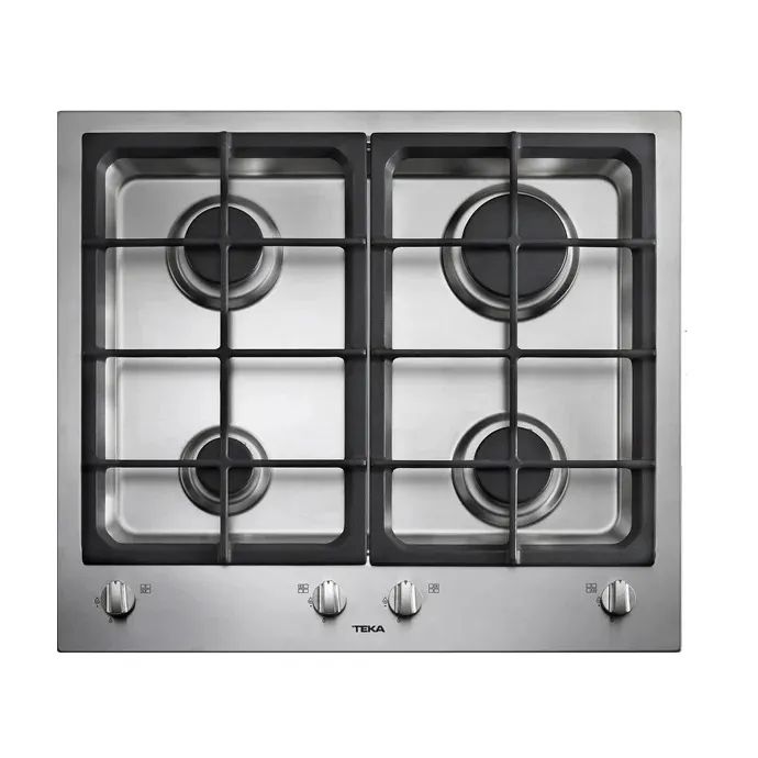 Cocina empotrable 4 hornillas 60 cm modelo EW 60 4G AI AL BUT, diseño industrial y eficiente