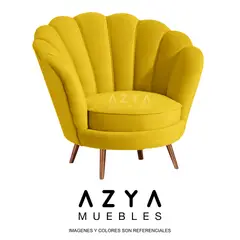 AZYA MUEBLES - Butaca Abanico - Amarillo
