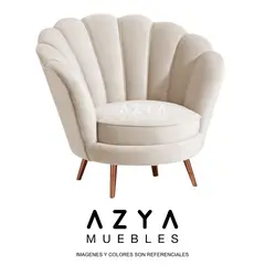 AZYA MUEBLES - Butaca Abanico - Beige