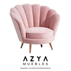 AZYA MUEBLES - Butaca Abanico - Rosado
