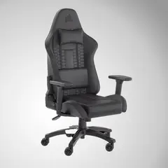 CORSAIR - Silla gamer TC100 con Reposabrazos 2D, Material Polipiel