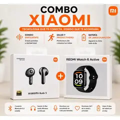 XIAOMI - COMBO: BUDS 5 + REDMI WATCH 6 ACTIVE