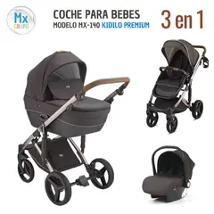 GENERICO - COCHE PARA BEBE MX 140 - 3 EN 1