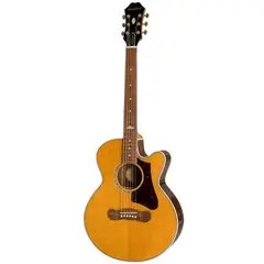 EPIPHONE - Guitarra Electroacústica J-200 EC Studio Parlor EEJPVNGH3 Vintage Natural