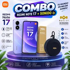 REDMI - COMBO: NOTE 17 6RAM 256GB MORADO + PARLANTE MARLY NO BOUNDS