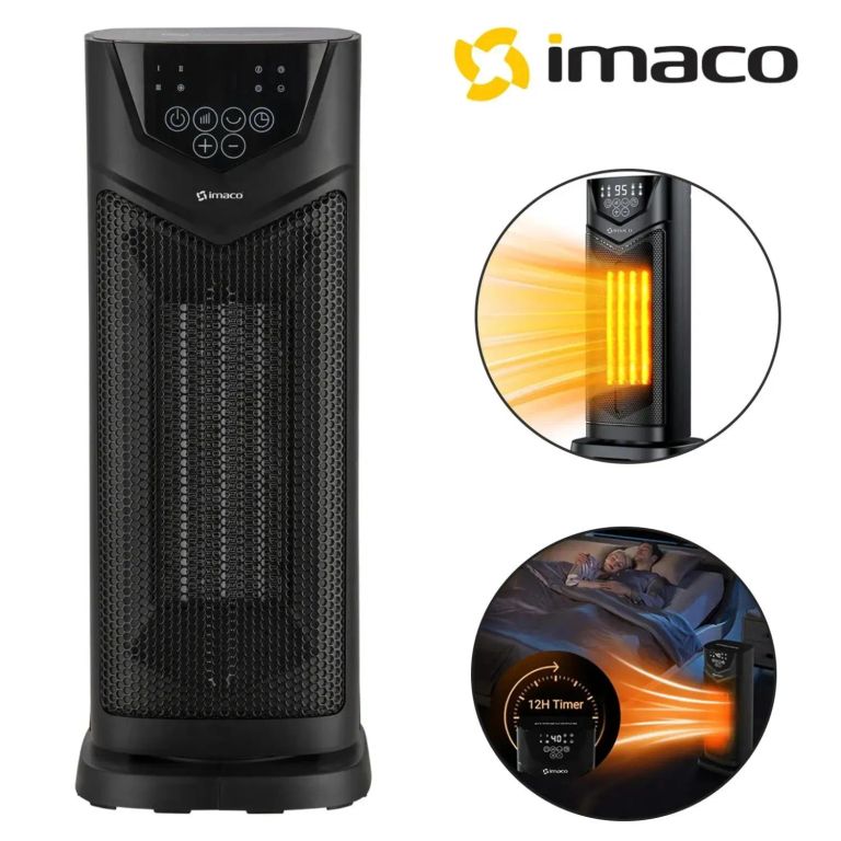 Termoventilador ITC2000 2000W con control remoto Negro