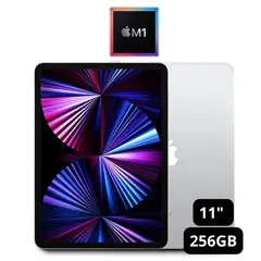 APPLE - IPad Pro 11” WiFi 256GB Chip M1 Silver Refurbished - Incluye Cargador Ugreen de regalo.