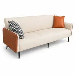 GENERICO - Sofá Cama Reclinable de Tres Posiciones con Brazos Removibles WH01