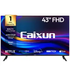 CAIXUN - Televisor LED 43 FHD Roku TV C43V1FR