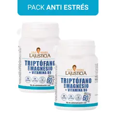 ANA MARIA LAJUSTICIA - PACK ANTI ESTRÉS 2 TRIPTÓFANO CON MAGNESIO + VITAMINA B6 / 60 comprimidos