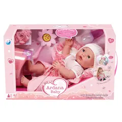 PEQUEÑAS TRAVESURAS - Muñeca Interactiva Ardana Baby con Accesorios