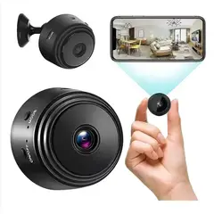 GENERICO - Camara espia A9 de seguridad Wifi 1080 HD Negro
