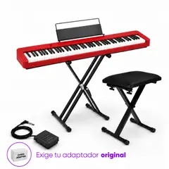 CASIO - PIANO DIGITAL CDP-S160 RED PACK