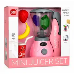 GENERICO - Licuadora de Juguete Mini Juicer Set con Luces, Frutas y Vaso