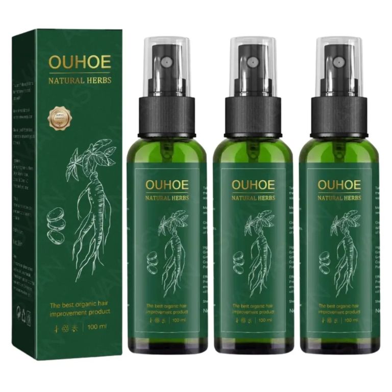 Pack x3 Ouhoe Elixir para el Crecimiento del Cabello 100 ml