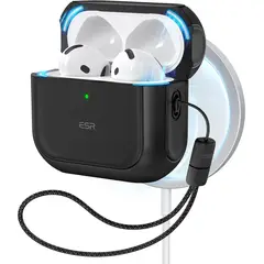 ESR - Orbit Hybrid Funda Carcasa Protecto Case (HaloLock) para AirPods 4 – Negro