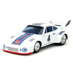 JADA TOYS - Transformers - Vehiculo a escala 1:32 Die-Cast Hollywood Rides - Jazz Porsche 935 Turbo G1