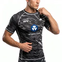 GENERICO - Polo Licra de Compresión Black Tiger - TIO Rashguard - Manga Corta