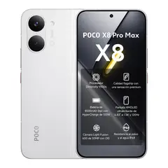 XIAOMI - POCO X8 Pro Max Blanco 12GB+256GB