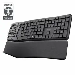 TRUST - Teclado Keyra Ergonómico Inalámbrico - ES