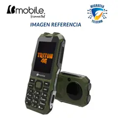 BMOBILE - Celular Básico TRITON 4G Dual SIM 2.4" Radio FM - Verde