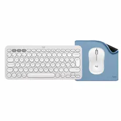 LOGITECH - Combo K380s + M240 + Mouse Pad Blanco