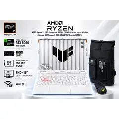 ASUS - TUF GAMING A 16" WUXGA, Ryzen 7-260, RAM 16GB DDR5, SSD512 GB, RTX 5060 + COMBO TUF
