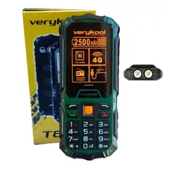 VERYKOOL - Celular Básico T800 4G Dual SIM 2.4" 2500mAh Doble Linterna