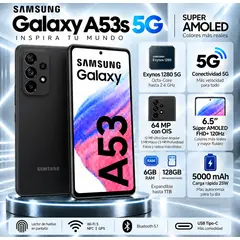 SAMSUNG - Celular Galaxy A53 5G 6GB RAM 128GB