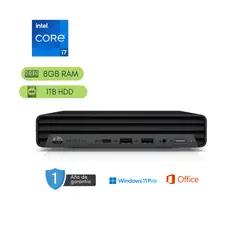 HP - Mini PC 400 G6 Intel Core i7 de 10.ª generación 8GB RAM 1TB HDD Reacondicionado