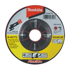 MAKITA - Disco de Corte y Desbaste 4 1/2" x 4mm x 7/8" para Metal y Acero Inoxidable B-49775
