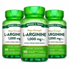 Nature'S Truth - Pack x3 L-Arginina Nature’s Truth 1000 mg 100 Cápsulas