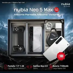 ZTE - Nubia Neo 5 Max 8RAM 512GB Negro