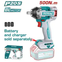TOTAL - Impacto Máximo 500 Nm 20V Llave Brushless TIWLI20501