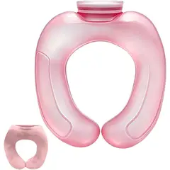 GENERICO - Bolsa Tipo Cojín De Agua Caliente y Fría Para Cuello En Forma U -ROSA