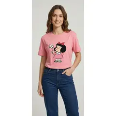 GENERICO - POLO BASICO DAMA CON ESTAMPADO