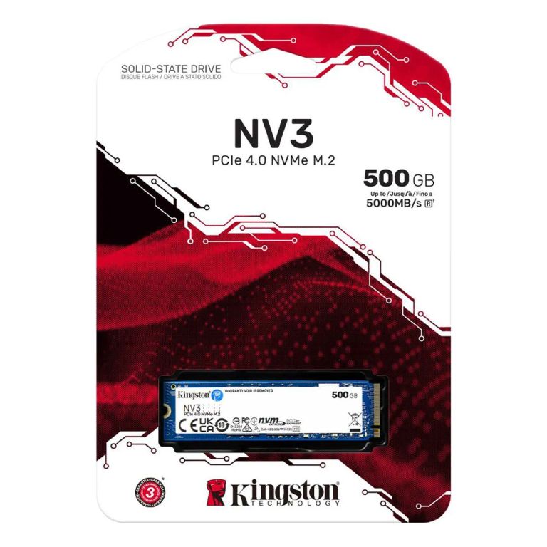 SSD NV3 500 GB M.2 PCIe 4.0 NVME I DISCO SOLIDO M.2 500GB 60