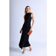 LUVARO - Vestido Largo Manga Cero