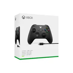 MICROSOFT - Control xbox wireless + Cable USB - negro xbox serie x, one, one s y windows 10