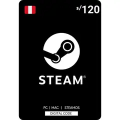 STEAM - Código 120 Soles Perú - Wallet Gift Card Digital
