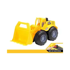 GENERICO - Camión excavador con luz y sonido tipo Tractor Frontal GC17B-5