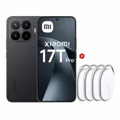 XIAOMI - Celular 17T Pro 5G 512GB 12GB RAM negro + Tag 4 Pack
