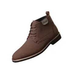 VATYERTY - Botines para caminar y senderismo de hombre Negro