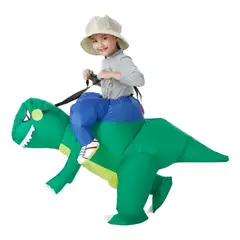GIOIO - Disfraz Inflable De Dinosaurio De 90-120 Cm Para Fiestas Para Niños