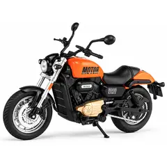 GENERICO - Moto De Juguete Victory 300s Naranja Y Negro Escala 1:12