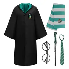 GIOIO - Disfraz De Harry Potter Hogwarts Bordada Capa 5 Pcs