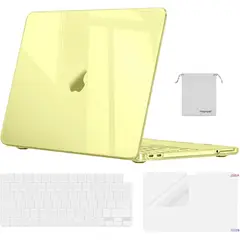 GENERICO - MOSISO Funda para MacBook Neo 13 Pulgadas A3404 (2026) – Rígida Ultrafina 4 en 1, Cristal cítricos