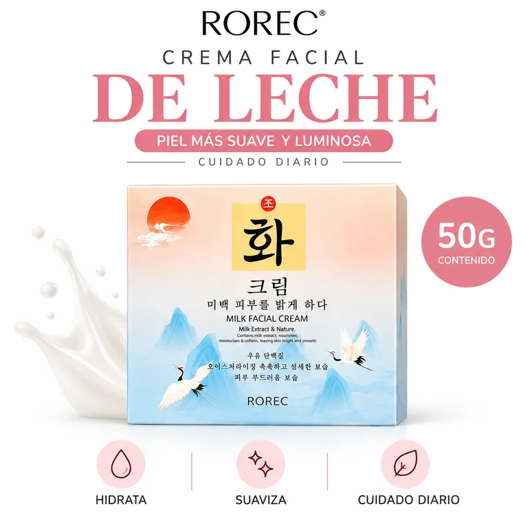 CREMA FACIAL DE LECHE 50G ROREC