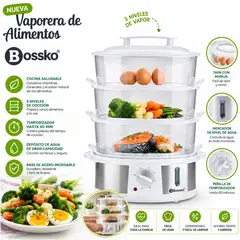 BOSSKO - Vaporera de Alimentos - BK-0557VP